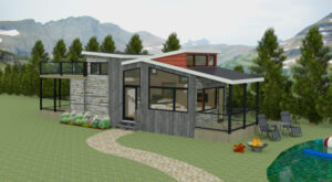 Denali Render - Our most popular park model home